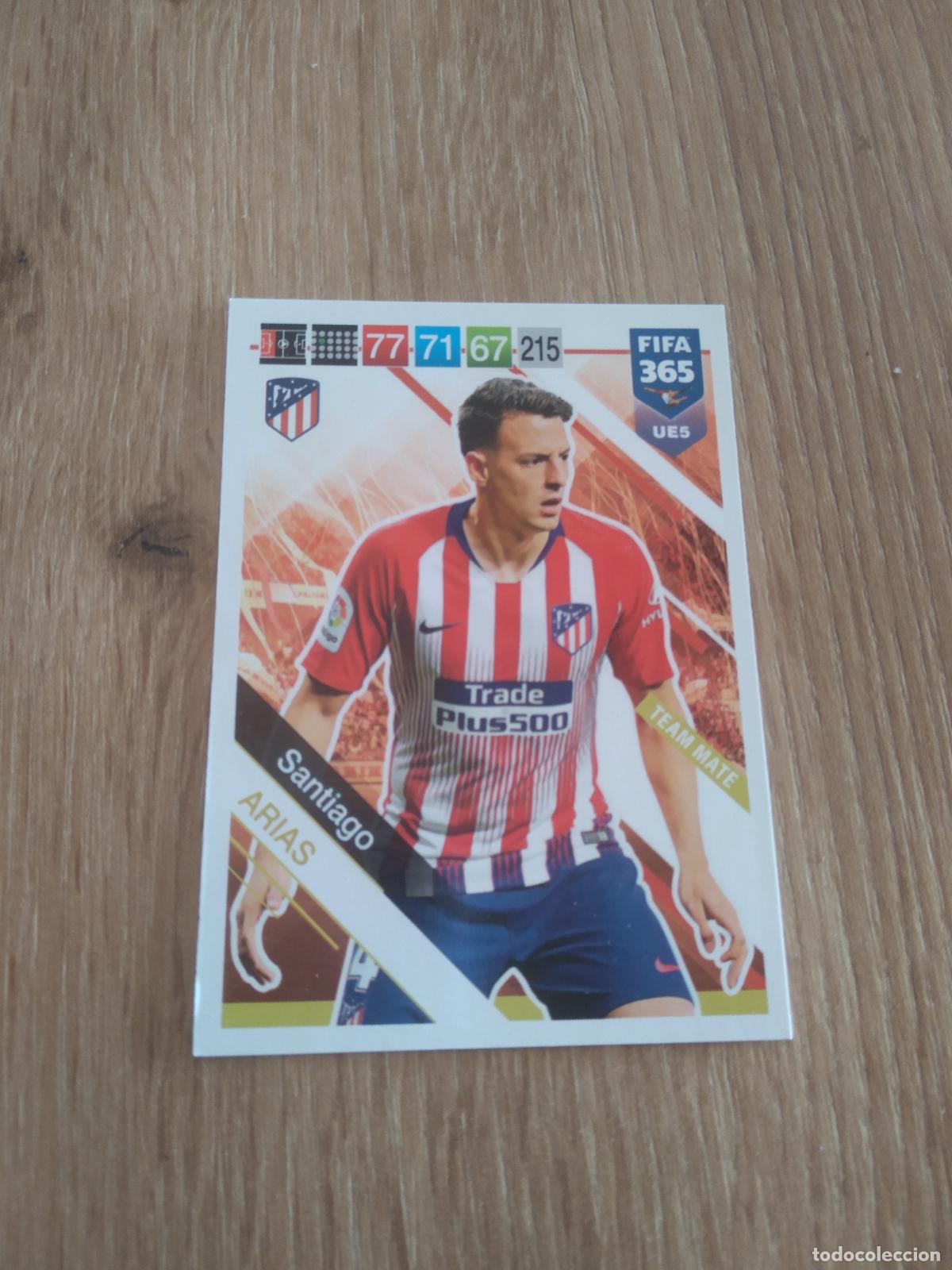 Football Stickers: UE5 SANTIAGO ARIAS ATLETICO DE MADRID CROMO FUTBOL PANINI ADRENALYN 18-19 FIFA 365 2018-2019