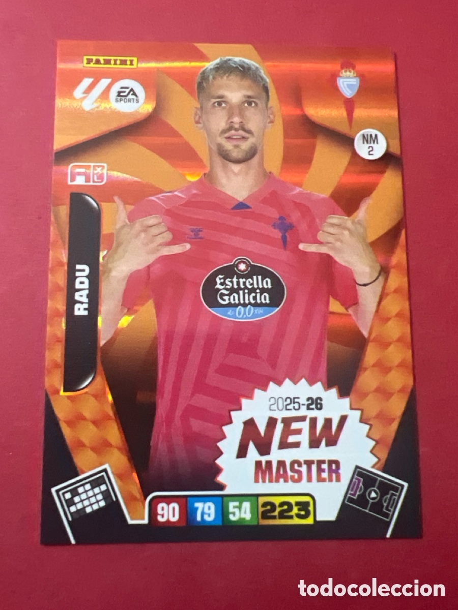 Football Stickers: E1324. PANINI ADRENALYN XL LIGA 2025-2026 25-26 &ndash; NEW MASTER NM &ndash; Radu Dragusin N&ordm; 2