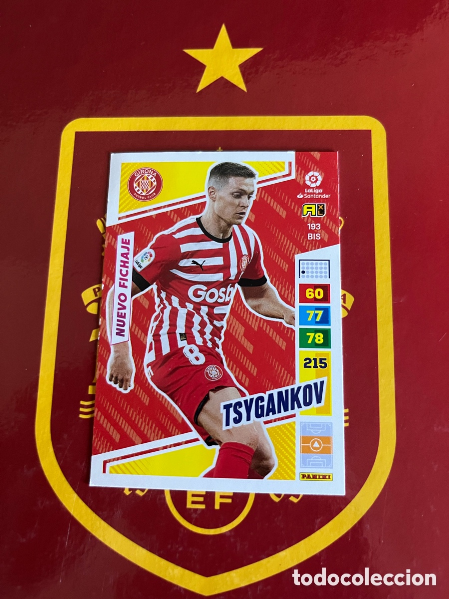 Football Stickers: 193 BIS TSYGANKOV NUEVO FICHAJE ADRENALYN 2022 2023 22 23 GIRONA