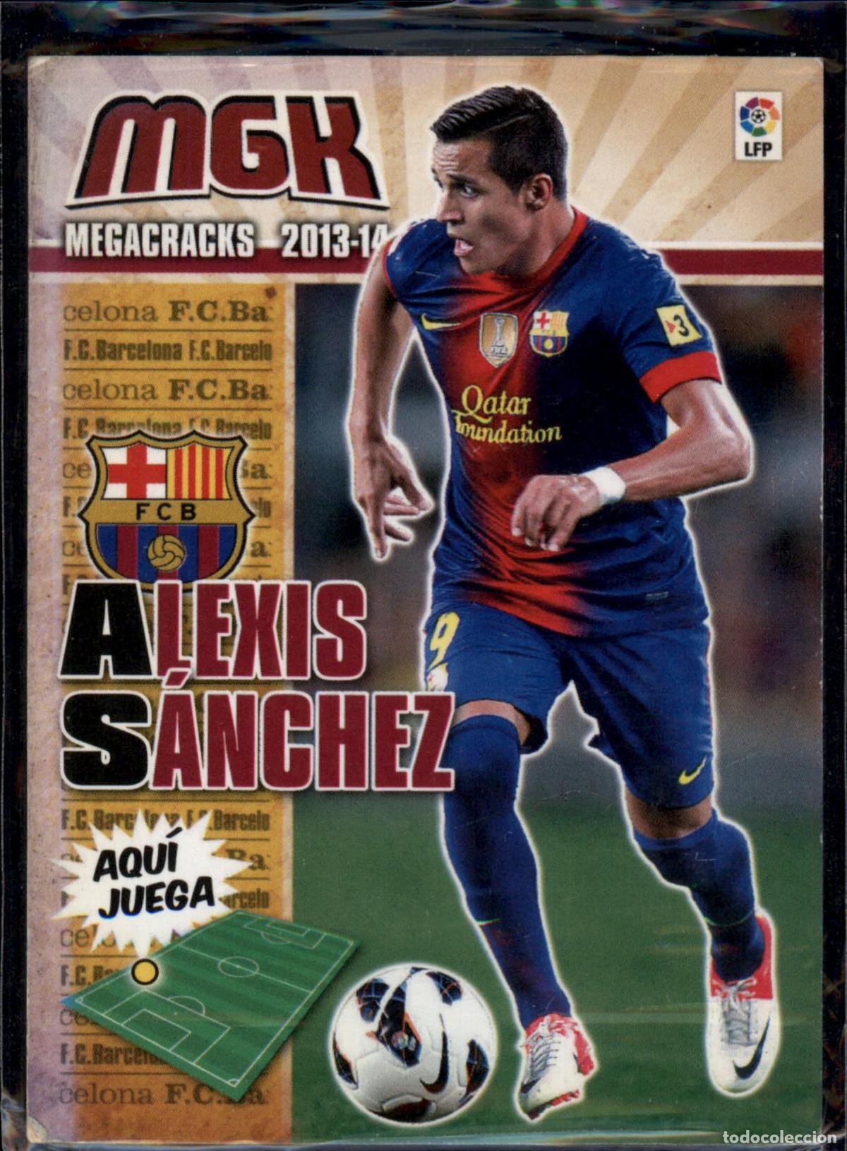 Football Stickers: Alexis S&aacute;nchez N&ordm; 69 Bar&ccedil;a (Barcelona) Liga BBVA LFP Megacracks 2013 2014 Panini 13 14