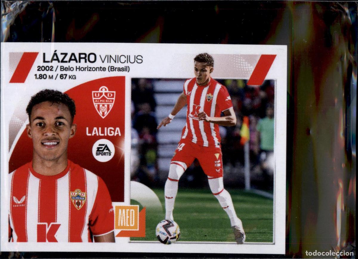 Football Stickers: L&aacute;zaro N&ordm; 15 UD Almer&iacute;a LaLiga Santander Colecciones Este 2023 2024 Panini 23 24