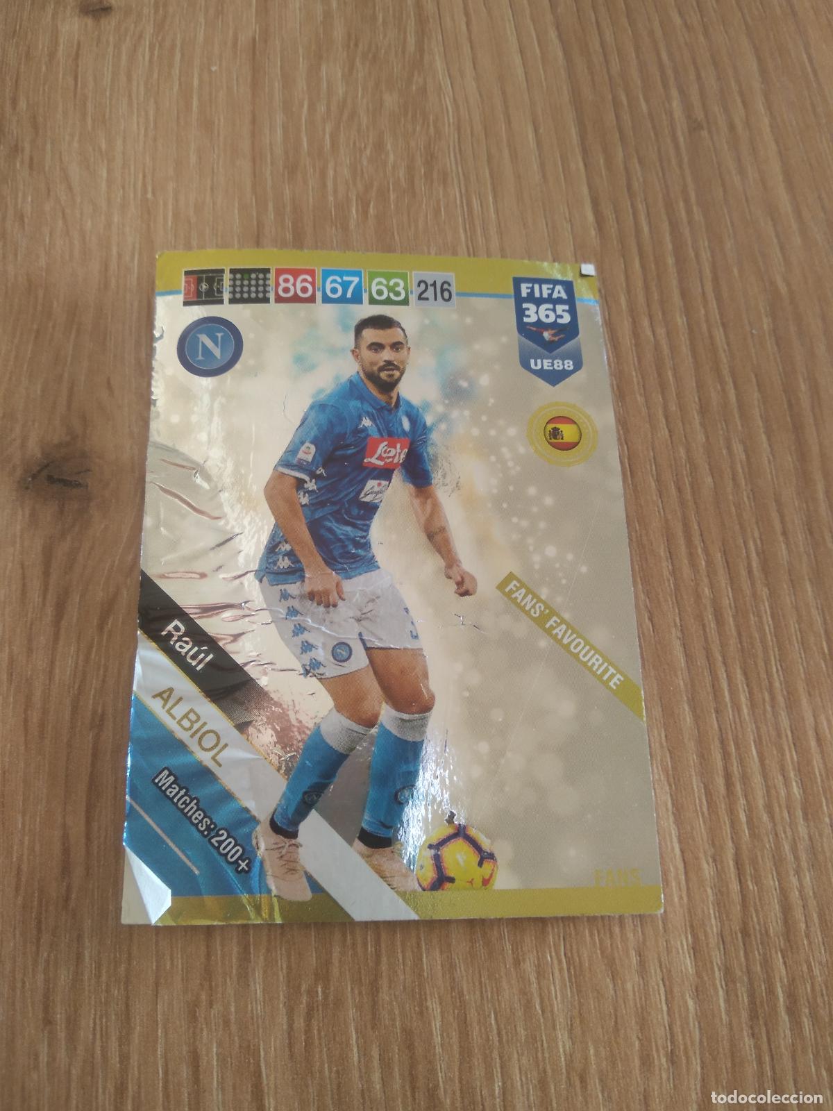 Cromos de f&uacute;tbol: UE 88 ALBIOL NAPOLES NAPOLI CROMO FUTBOL PANINI ADRENALYN 18-19 FIFA 365 2018-2019