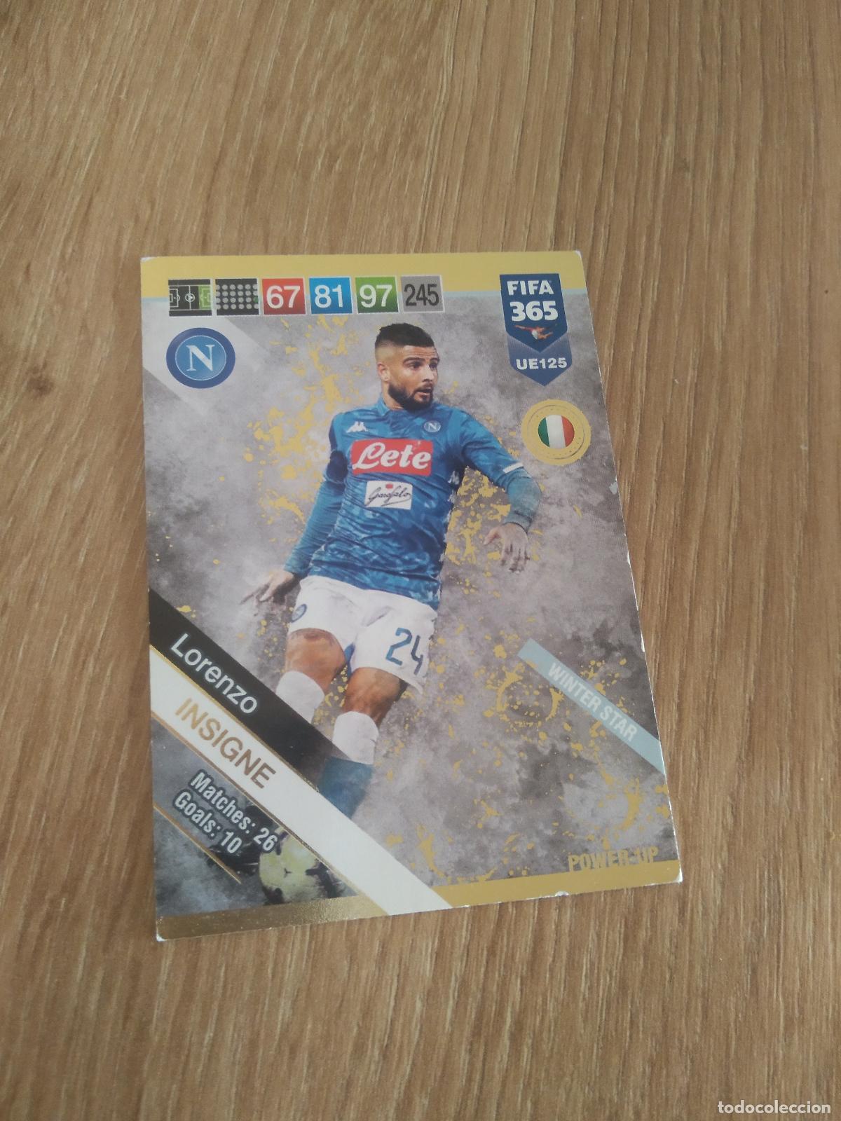 Cromos de f&uacute;tbol: UE 125 INSIGNE NAPOLES NAPOLI CROMO FUTBOL PANINI ADRENALYN 18-19 FIFA 365 2018-2019
