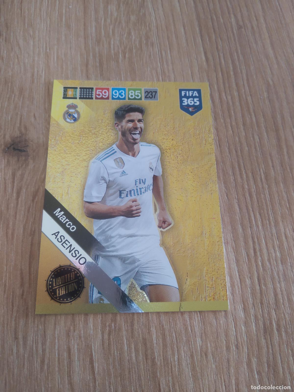 Cromos de f&uacute;tbol: ASENSIO REAL MADRID EDICION LIMITADA CROMO FUTBOL PANINI ADRENALYN 18-19 FIFA 365 2018-2019