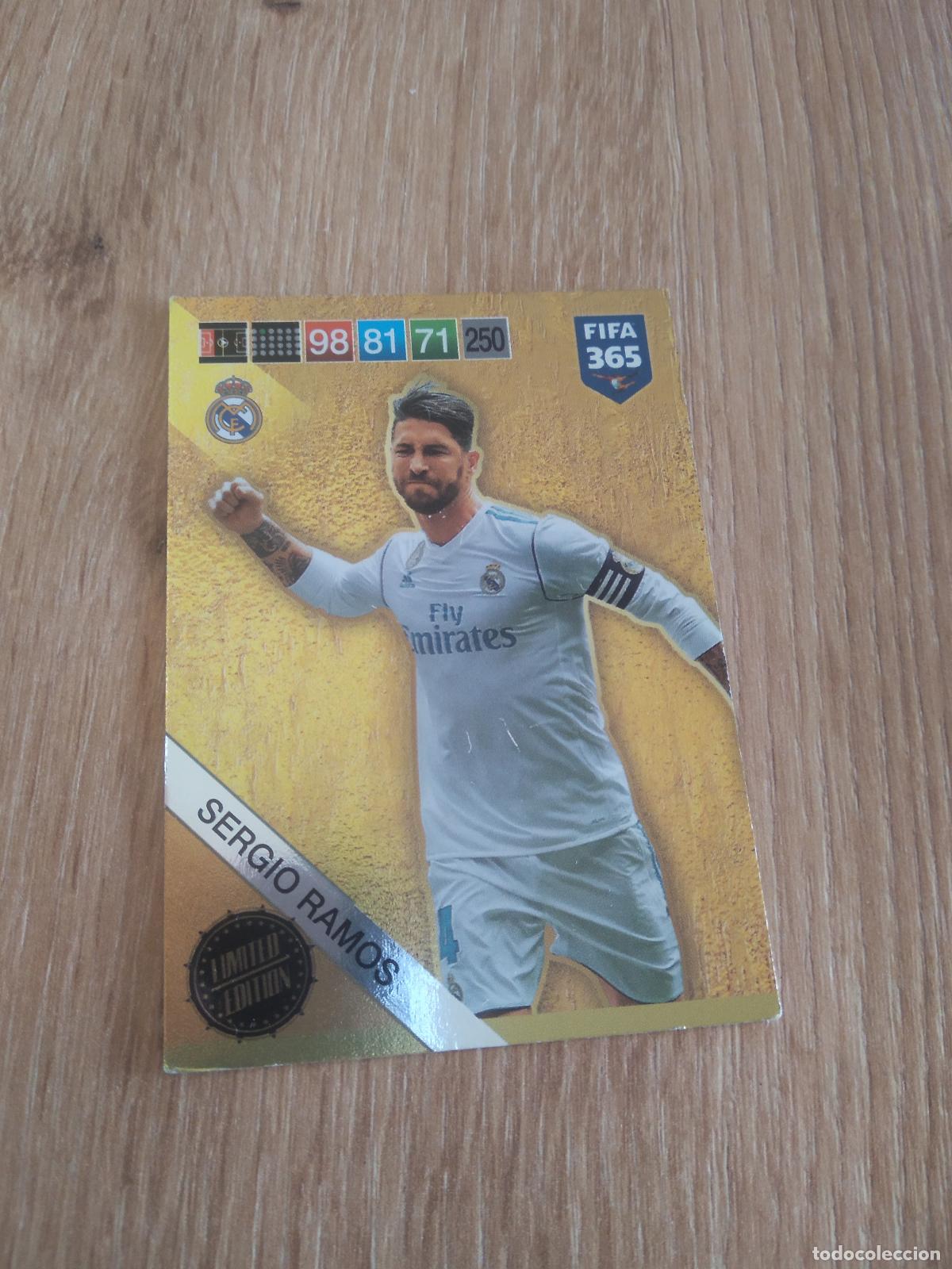 Cromos de f&uacute;tbol: RAMOS REAL MADRID EDICION LIMITADA CROMO FUTBOL PANINI ADRENALYN 18-19 FIFA 365 2018-2019