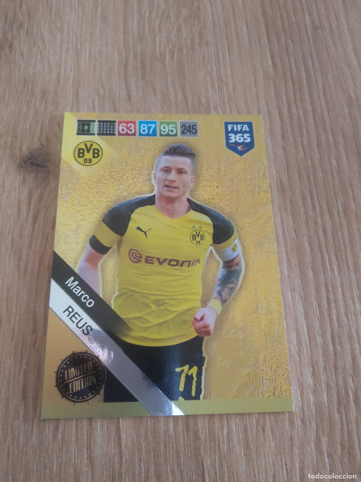 Cromos de f&uacute;tbol: MARCO REUS BORUSSIA DORTMUND EDICION LIMITADA CROMO FUTBOL PANINI ADRENALYN 18-19 FIFA 365 2018-2019