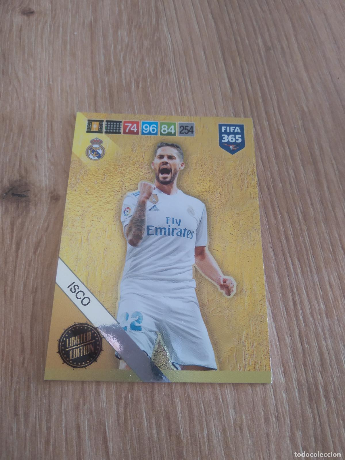 Fu&szlig;ball-Sticker: ISCO REAL MADRID EDICION LIMITADA CROMO FUTBOL PANINI ADRENALYN 18-19 FIFA 365 2018-2019