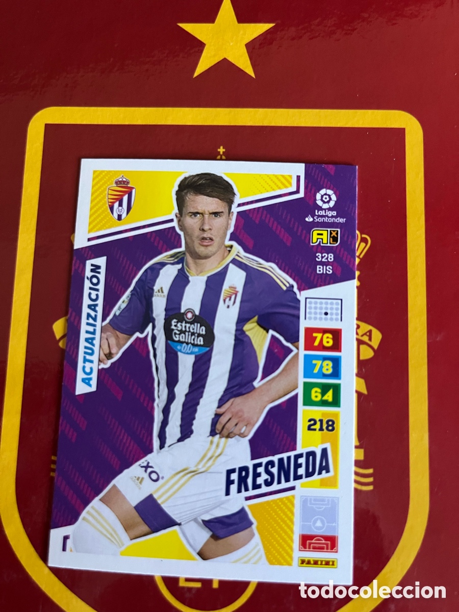 Fu&szlig;ball-Sticker: 328 BIS FRESNEDA ACTUALIZACI&Oacute;N ADRENALYN 2022 2023 22 23 REAL VALLADOLID