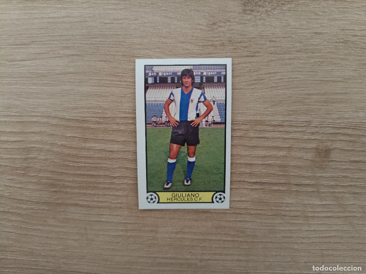 Cromos de f&uacute;tbol: CROMO DE FUTBOL LIGA ESTE GIULIANO HERCULES SIN PEGAR NUNCA PEGADO 79 80 1979 1980 D626