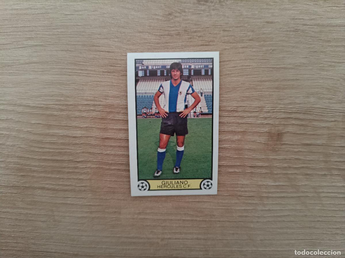 Cromos de f&uacute;tbol: CROMO DE FUTBOL LIGA ESTE GIULIANO HERCULES SIN PEGAR NUNCA PEGADO 79 80 1979 1980 D626