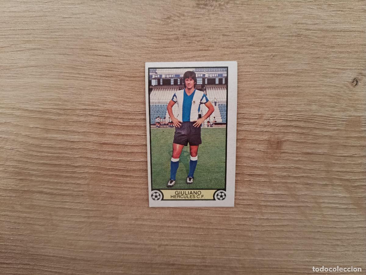 Cromos de f&uacute;tbol: CROMO DE FUTBOL LIGA ESTE GIULIANO HERCULES SIN PEGAR NUNCA PEGADO 79 80 1979 1980 D626