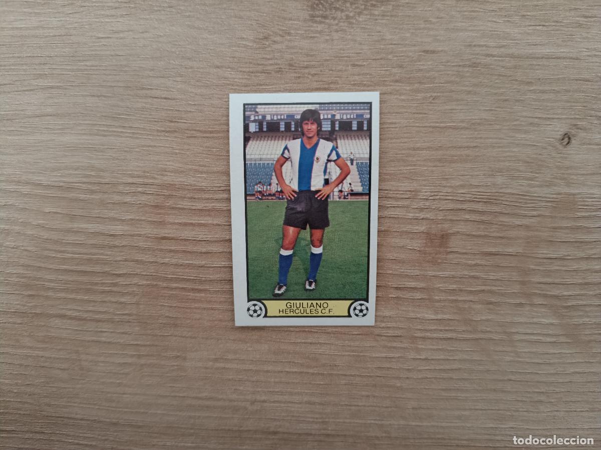 Cromos de f&uacute;tbol: CROMO DE FUTBOL LIGA ESTE GIULIANO HERCULES SIN PEGAR NUNCA PEGADO 79 80 1979 1980 D626