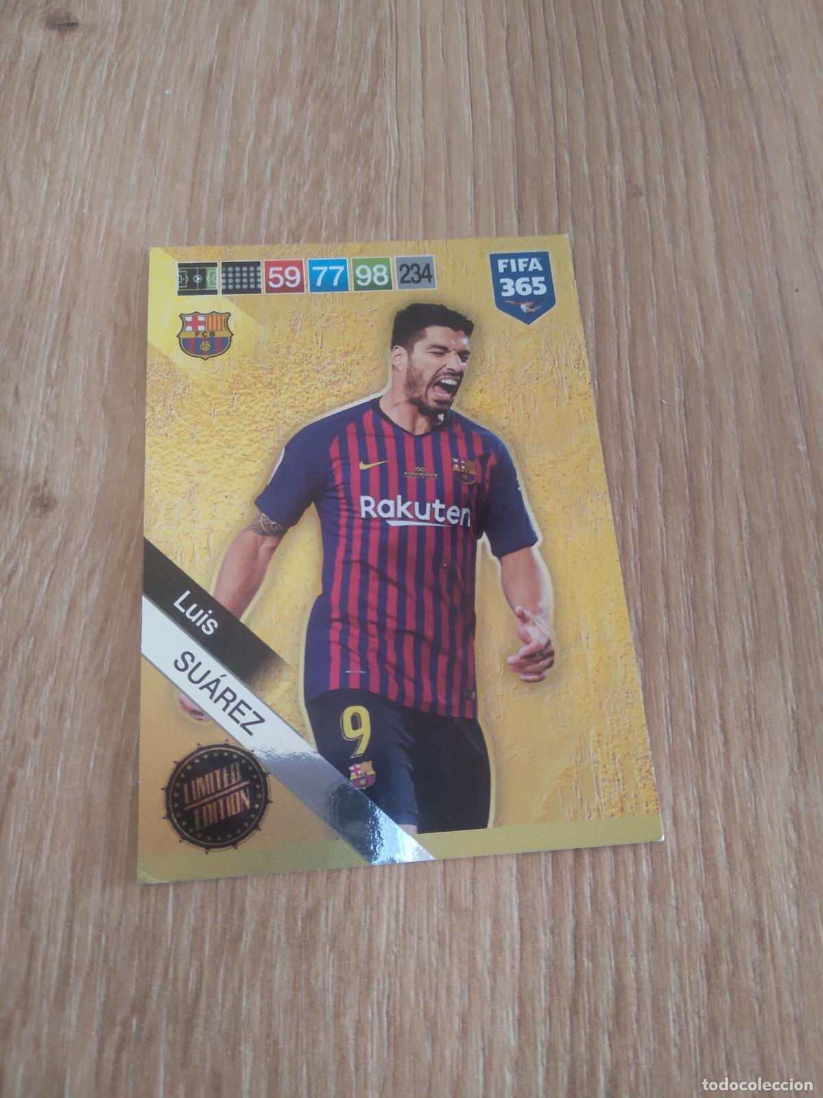 Cromos de f&uacute;tbol: LUIS SUAREZ BARCELONA BAR&Ccedil;A EDICION LIMITADA CROMO FUTBOL PANINI ADRENALYN 18-19 FIFA 365 2018-2019