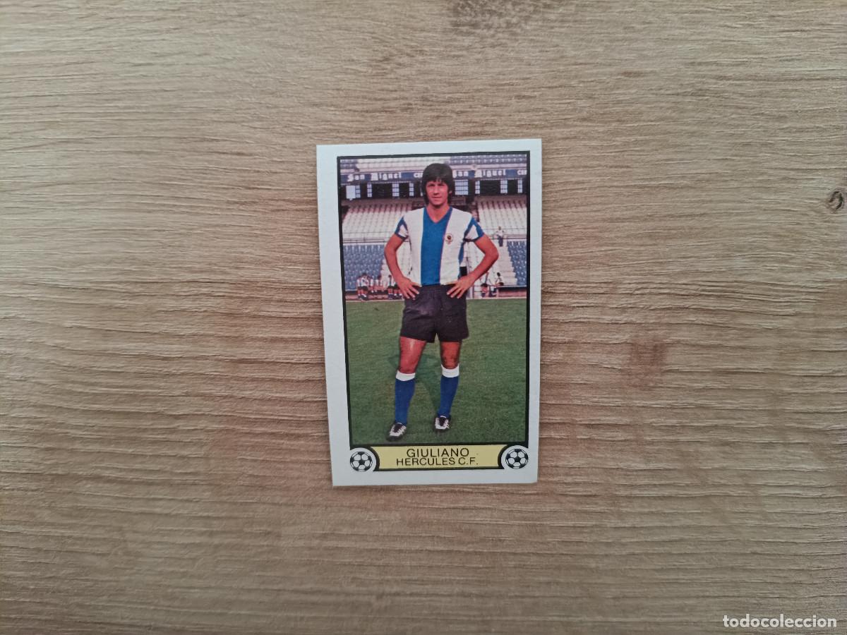 Cromos de f&uacute;tbol: CROMO DE FUTBOL LIGA ESTE GIULIANO HERCULES SIN PEGAR NUNCA PEGADO 79 80 1979 1980 D626
