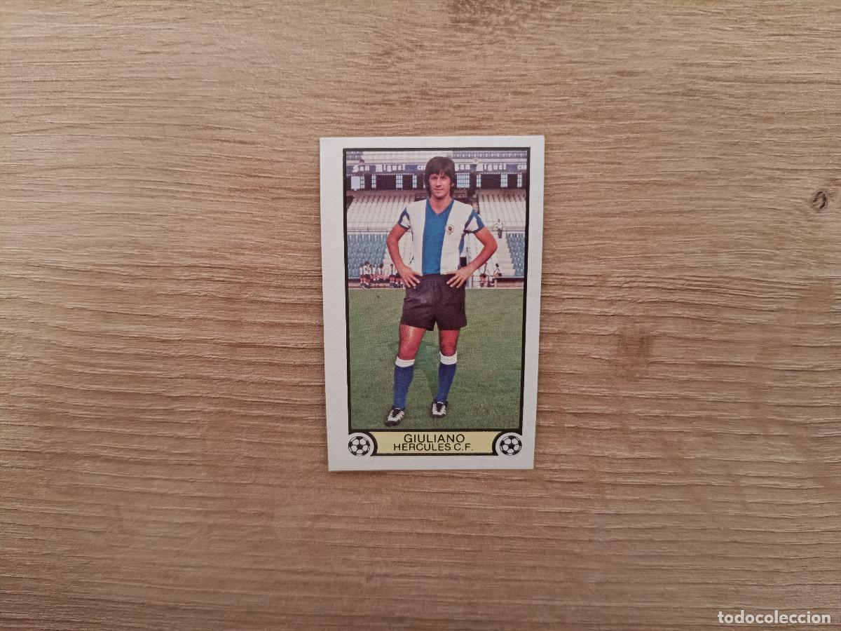 Cromos de f&uacute;tbol: CROMO DE FUTBOL LIGA ESTE GIULIANO HERCULES SIN PEGAR NUNCA PEGADO 79 80 1979 1980 D626