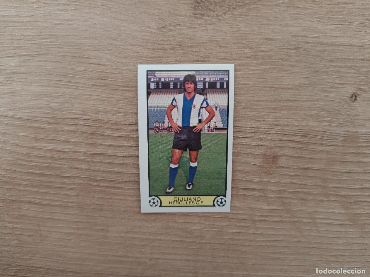 Cromos de f&uacute;tbol: CROMO DE FUTBOL LIGA ESTE GIULIANO HERCULES SIN PEGAR NUNCA PEGADO 79 80 1979 1980 D626