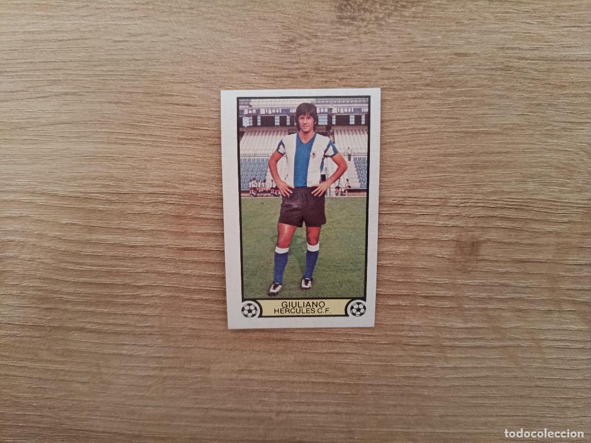 Cromos de f&uacute;tbol: CROMO DE FUTBOL LIGA ESTE GIULIANO HERCULES SIN PEGAR NUNCA PEGADO 79 80 1979 1980 D626