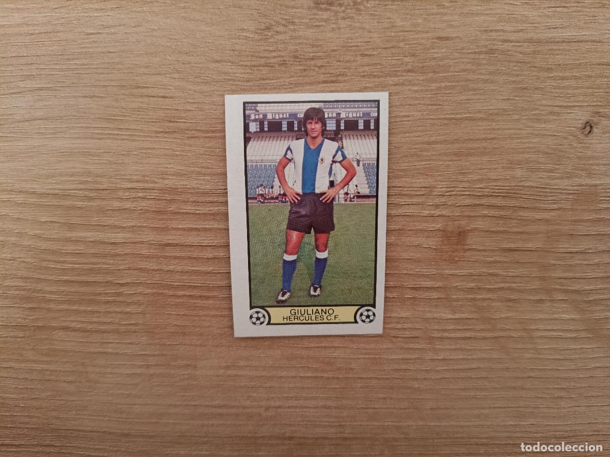 Cromos de f&uacute;tbol: CROMO DE FUTBOL LIGA ESTE GIULIANO HERCULES SIN PEGAR NUNCA PEGADO 79 80 1979 1980 D626