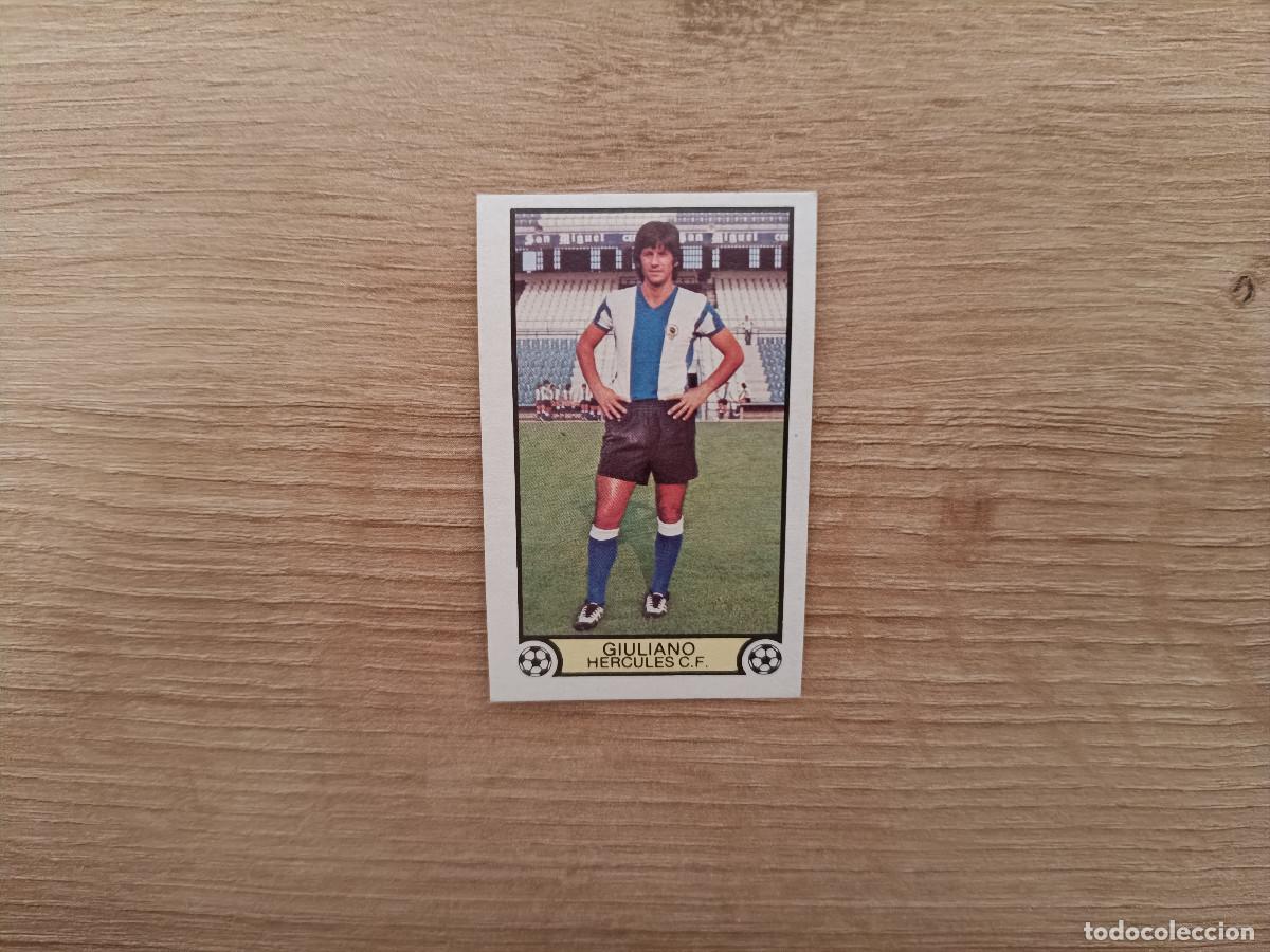 Cromos de f&uacute;tbol: CROMO DE FUTBOL LIGA ESTE GIULIANO HERCULES SIN PEGAR NUNCA PEGADO 79 80 1979 1980 D626