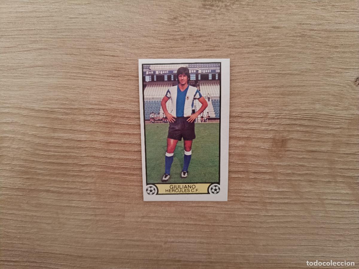 Cromos de f&uacute;tbol: CROMO DE FUTBOL LIGA ESTE GIULIANO HERCULES SIN PEGAR NUNCA PEGADO 79 80 1979 1980 D626