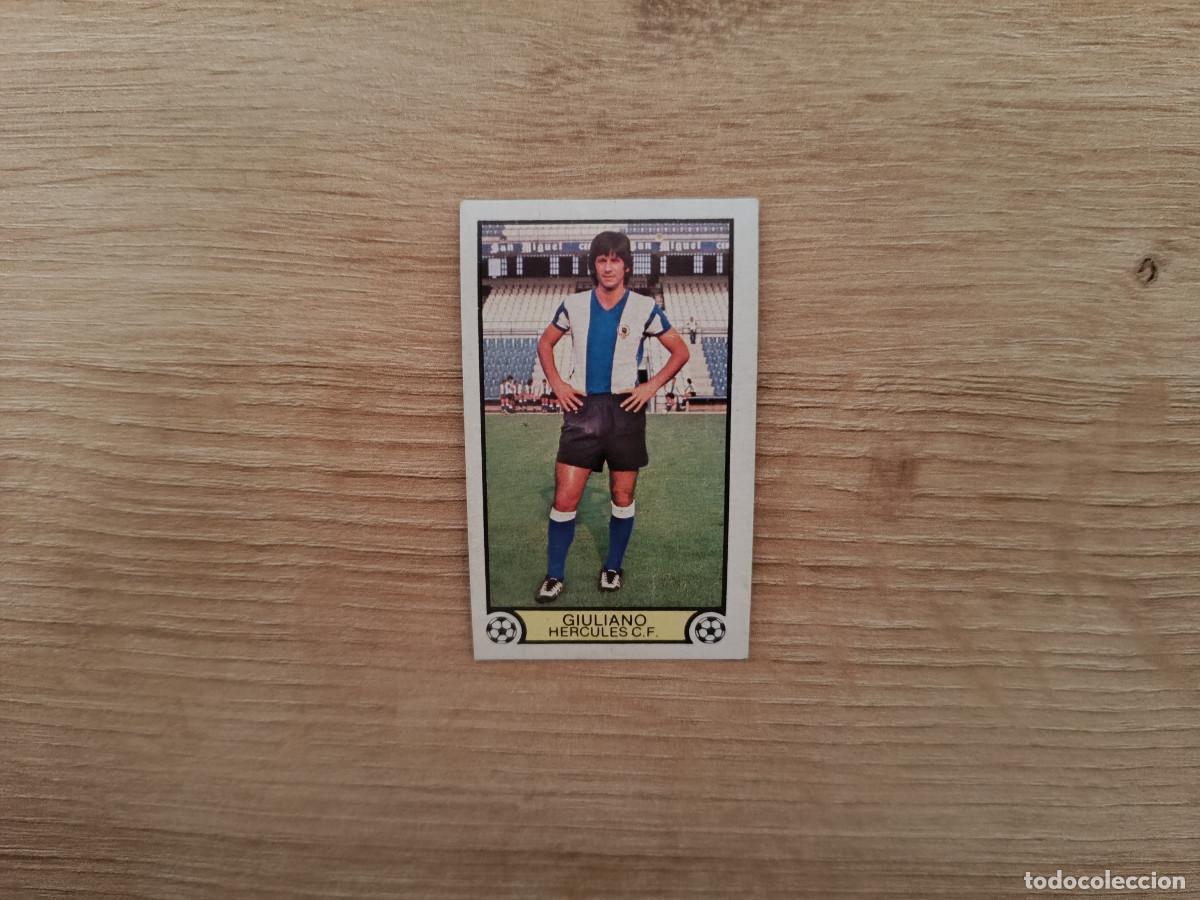 Cromos de f&uacute;tbol: CROMO DE FUTBOL LIGA ESTE GIULIANO HERCULES SIN PEGAR NUNCA PEGADO 79 80 1979 1980 D626