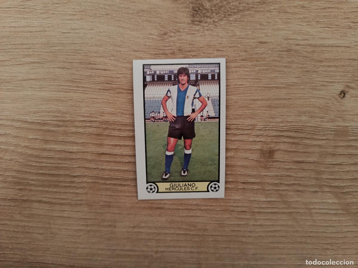 Cromos de f&uacute;tbol: CROMO DE FUTBOL LIGA ESTE GIULIANO HERCULES SIN PEGAR NUNCA PEGADO 79 80 1979 1980 D626