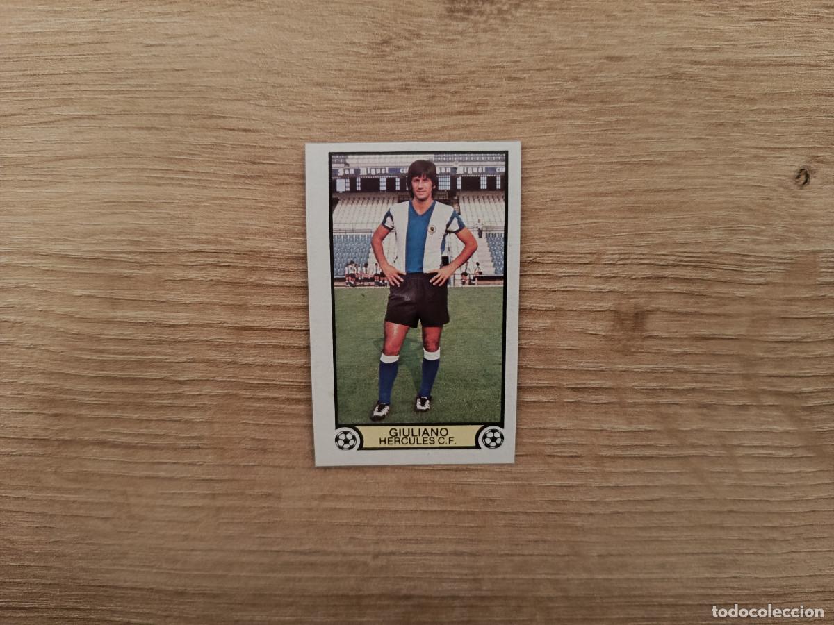 Cromos de f&uacute;tbol: CROMO DE FUTBOL LIGA ESTE GIULIANO HERCULES SIN PEGAR NUNCA PEGADO 79 80 1979 1980 D626