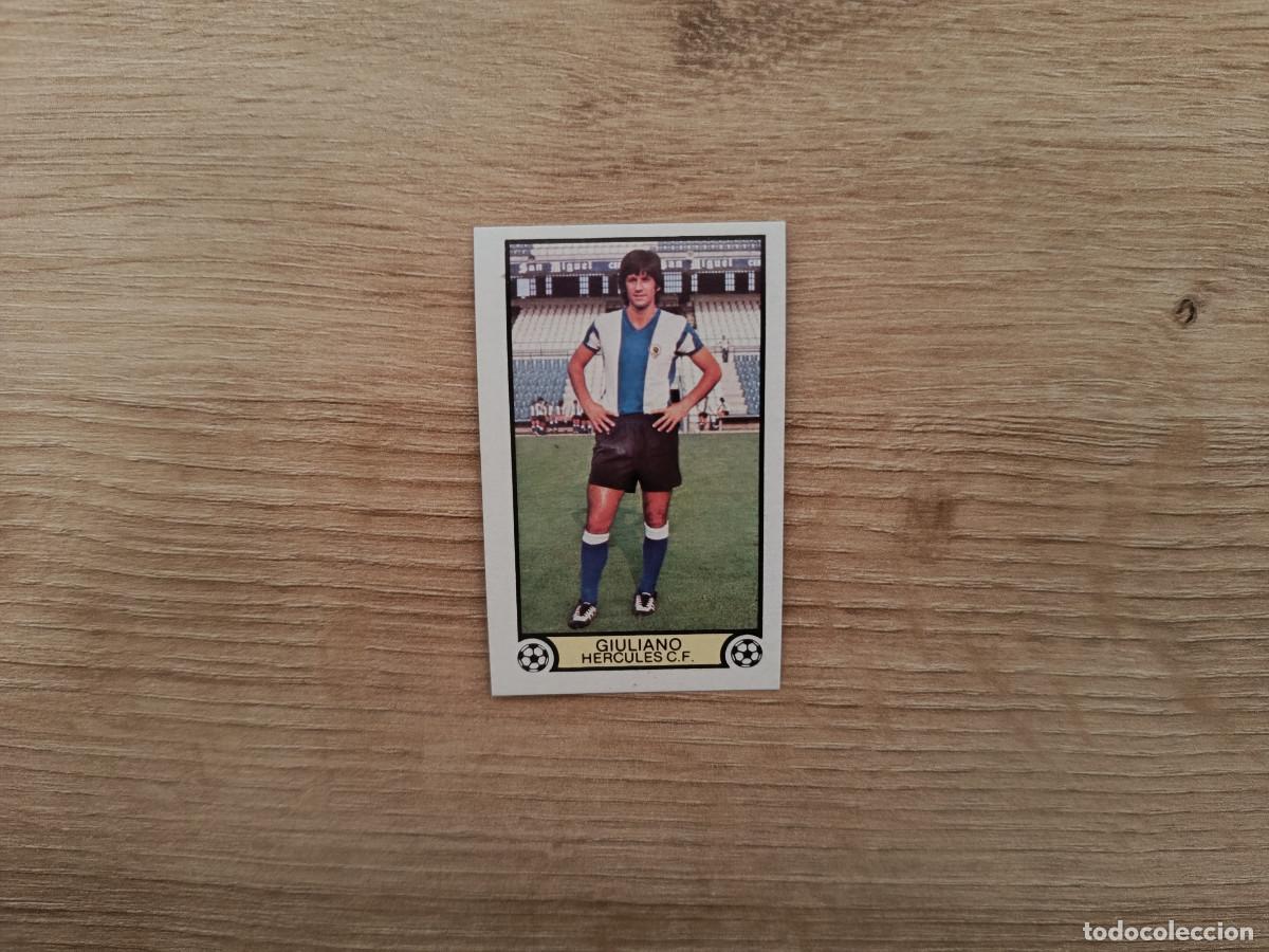 Cromos de f&uacute;tbol: CROMO DE FUTBOL LIGA ESTE GIULIANO HERCULES SIN PEGAR NUNCA PEGADO 79 80 1979 1980 D626