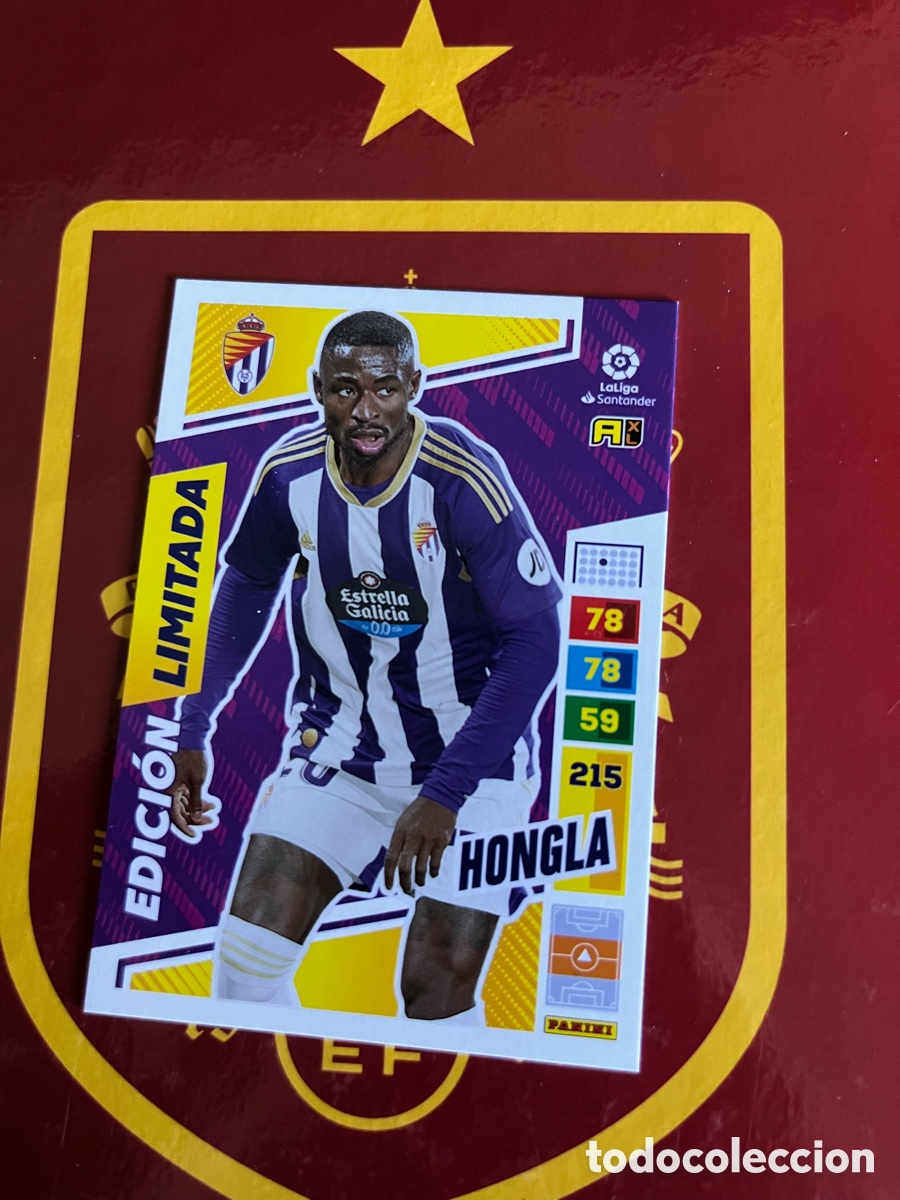 Cromos de f&uacute;tbol: HONGLA EDICI&Oacute;N LIMITADA LAST MOMENT ADRENALYN 2022 2023 22 23 REAL VALLADOLID