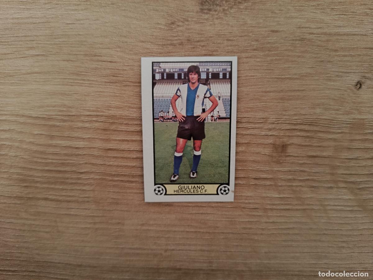 Cromos de f&uacute;tbol: CROMO DE FUTBOL LIGA ESTE GIULIANO HERCULES SIN PEGAR NUNCA PEGADO 79 80 1979 1980 D626