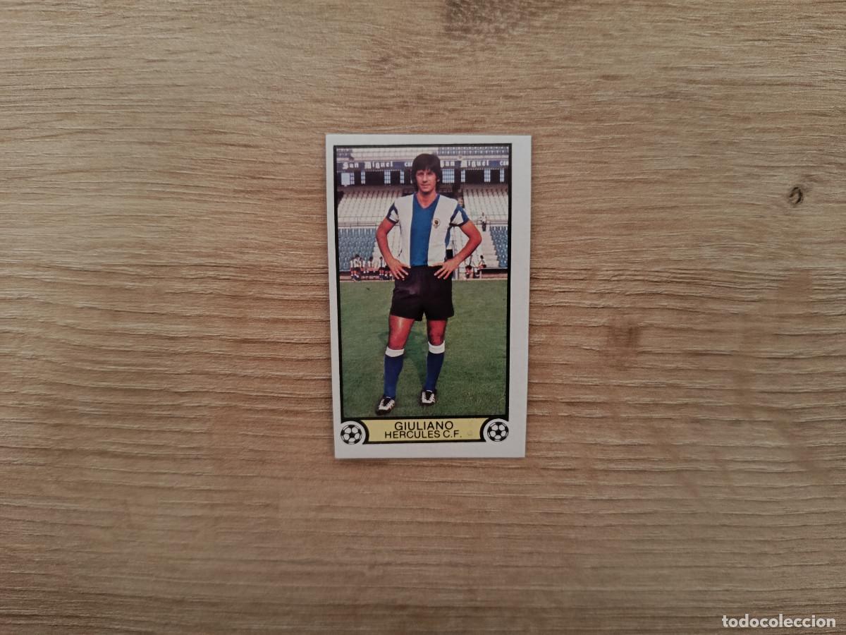 Cromos de f&uacute;tbol: CROMO DE FUTBOL LIGA ESTE GIULIANO HERCULES SIN PEGAR NUNCA PEGADO 79 80 1979 1980 D626
