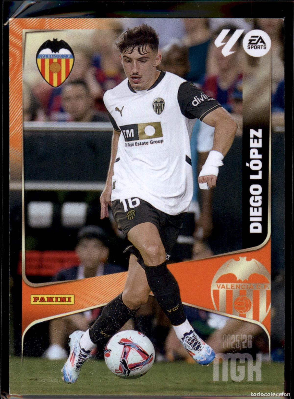 Football Stickers: Diego L&oacute;pez N&ordm; 359 Valencia CF LaLiga Santander Megacracks 2025 2026 Panini 25 26