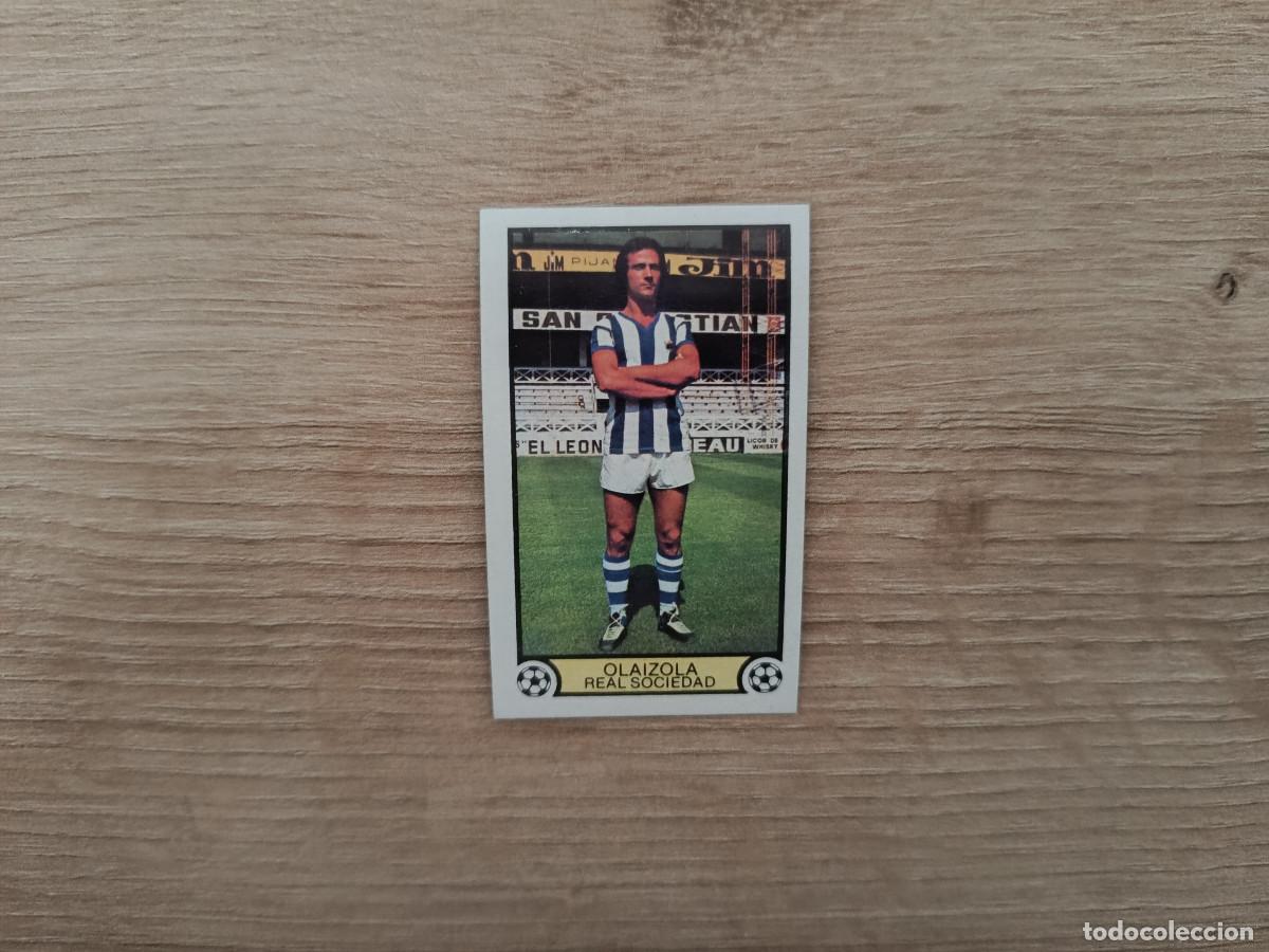 Cromos de f&uacute;tbol: CROMO DE FUTBOL LIGA ESTE OLAIZOLA REAL SOCIEDAD SIN PEGAR NUNCA PEGADO 79 80 1979 1980 D626