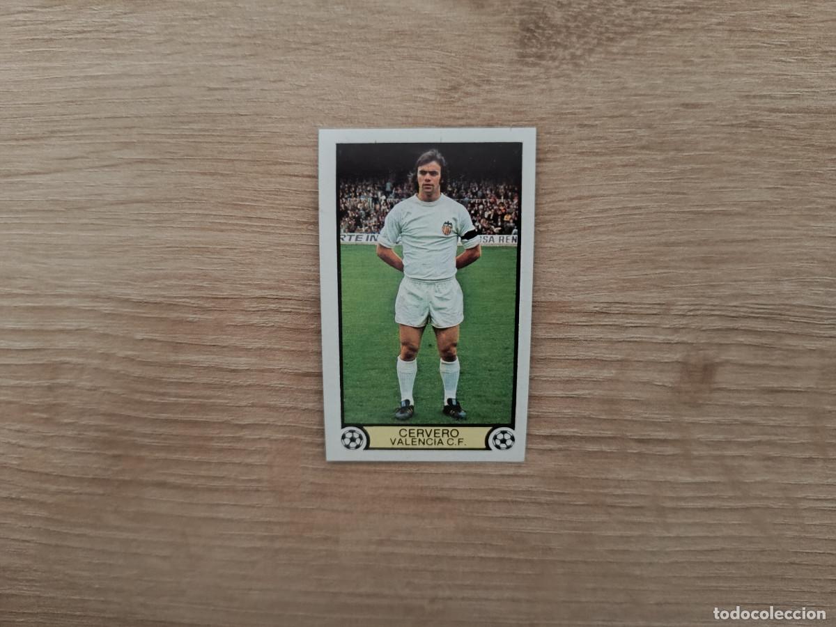 Figurine di Calcio: CROMO DE FUTBOL LIGA ESTE CERVERO VALENCIA SIN PEGAR NUNCA PEGADO 79 80 1979 1980 D626