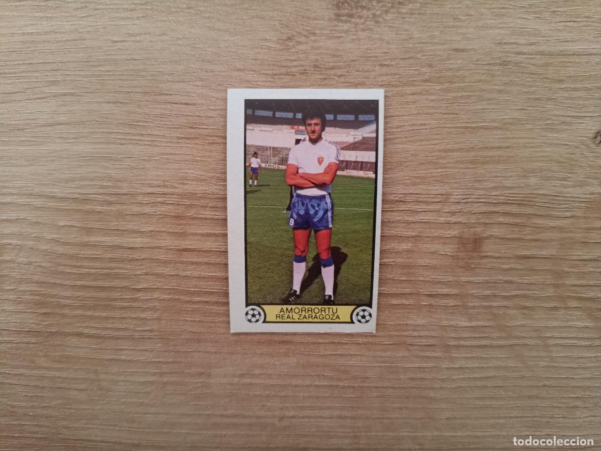 Cromos de f&uacute;tbol: CROMO DE FUTBOL LIGA ESTE AMORRORTU ZARAGOZA SIN PEGAR NUNCA PEGADO 79 80 1979 1980 D626