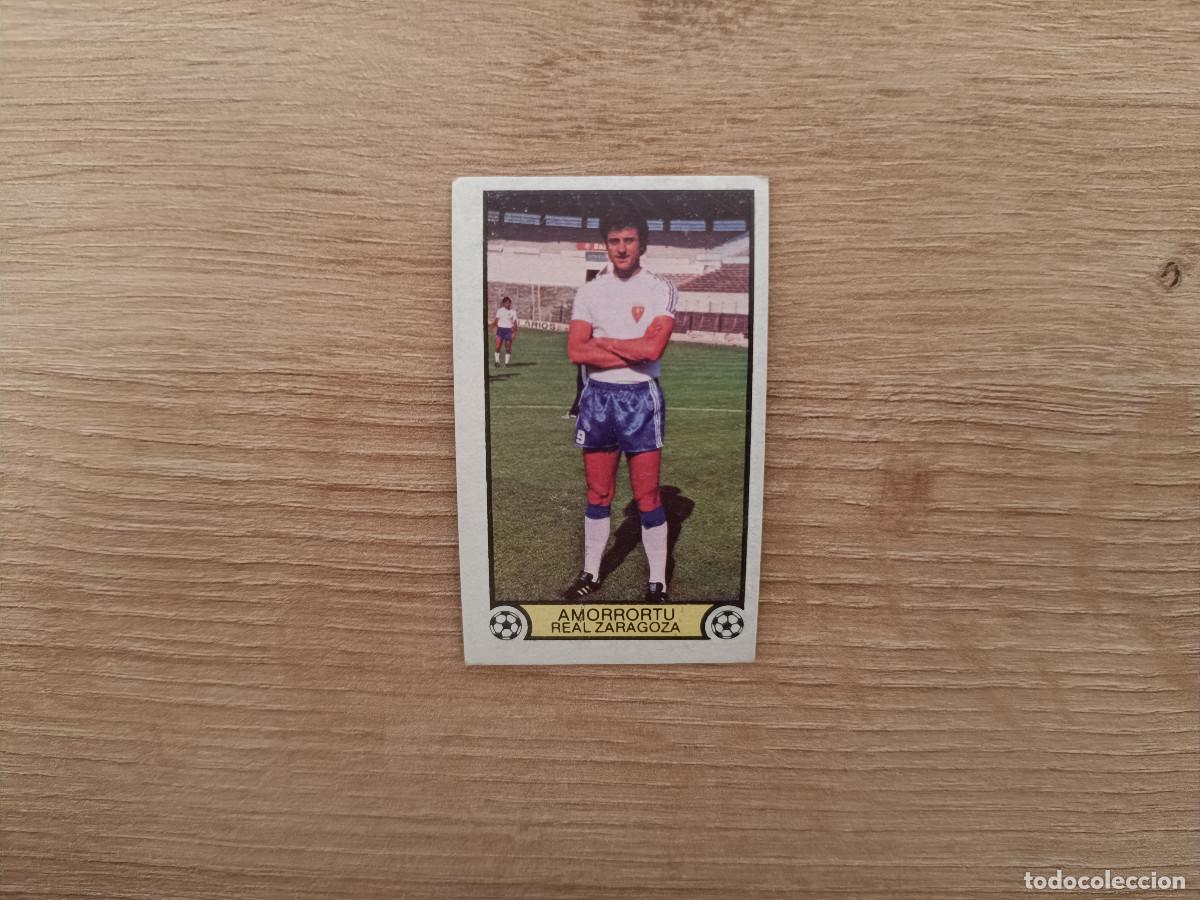 Cromos de f&uacute;tbol: CROMO DE FUTBOL LIGA ESTE AMORRORTU ZARAGOZA SIN PEGAR NUNCA PEGADO 79 80 1979 1980 D626