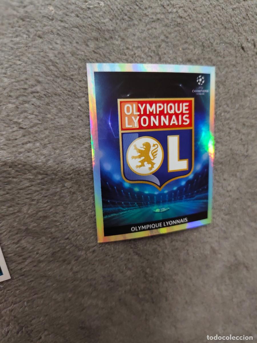 Cromos de f&uacute;tbol: 294 CHAMPIONS LEAGUE 09 10 PANINI ESCUDO LOGO OLYMPIQUE LYONNAIS 2009 2010 UCL AAA