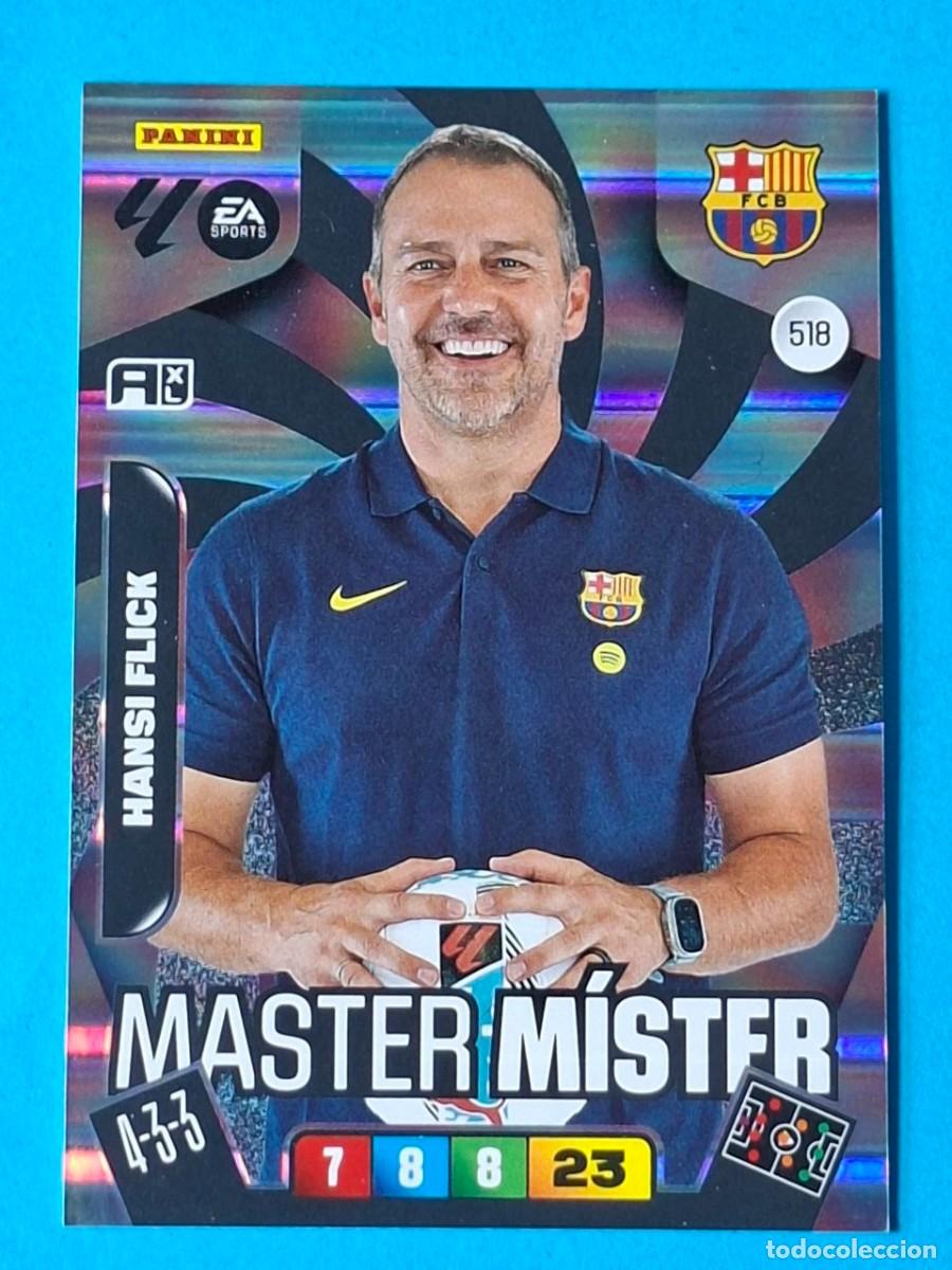 Cromos de f&uacute;tbol: Master M&iacute;ster #518 HANSI FLICK (FC Barcelona) - Adrenalyn XL LaLiga 2025-26