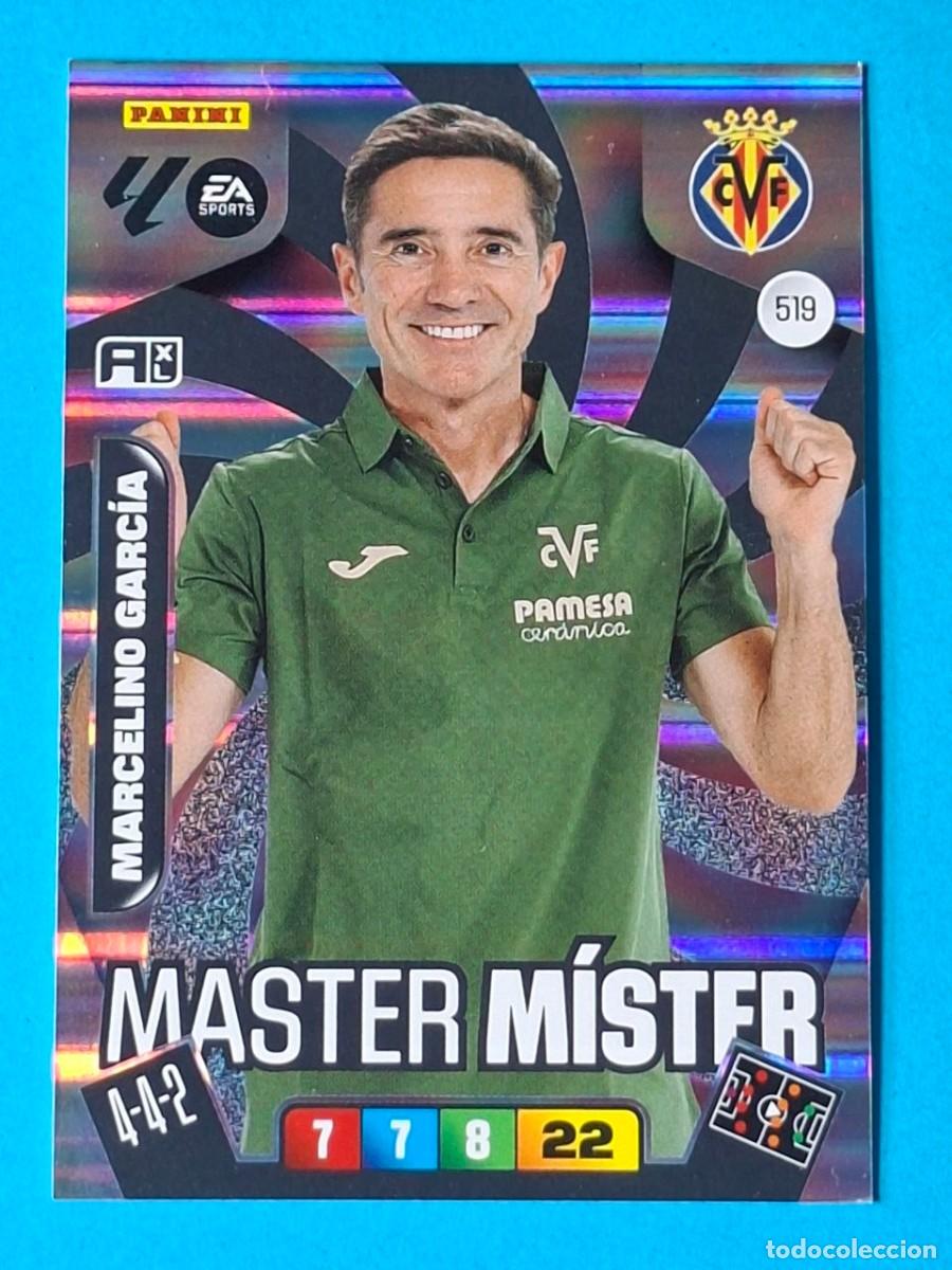 Cromos de f&uacute;tbol: Master M&iacute;ster #519 MARCELINO GARC&Iacute;A (Villarreal) - Adrenalyn XL LaLiga 2025-26