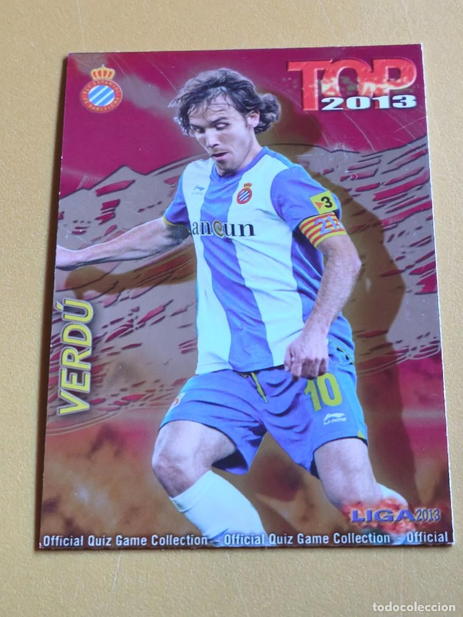 Cromos de f&uacute;tbol: verdu, 2013 top mundicromo