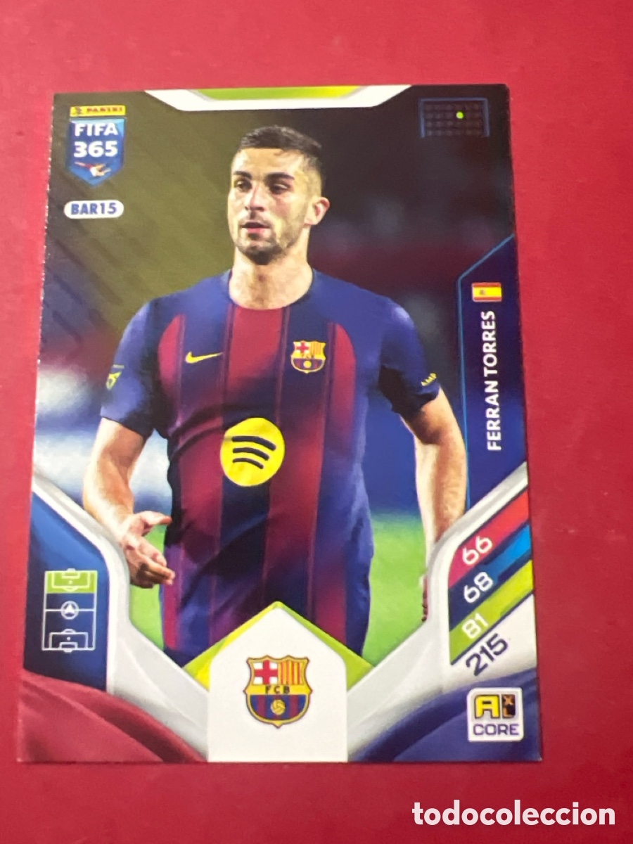 Cromos de f&uacute;tbol: E1338. FERRAN TORRES - F.C. BARCELONA - BAR15 - FIFA 365 - 2025 2026 ADRENALYN XL - 25 26