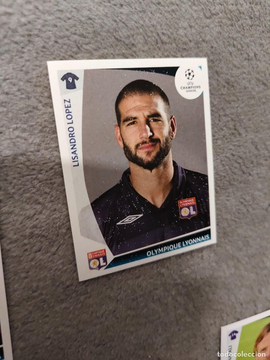 Cromos de f&uacute;tbol: 310 CHAMPIONS LEAGUE 09 10 PANINI LISANDRO LOPEZ OLYMPIQUE LYONNAIS 2009 2010 UCL AAA