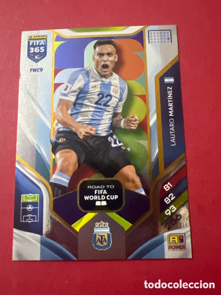 Cromos de f&uacute;tbol: FWC9 LAUTARO MARTINEZ (ARGENTINA) ROAD TO FIFA WORLD CUP 26 PANINI ADRENALYN XL FIFA 365 2026 26