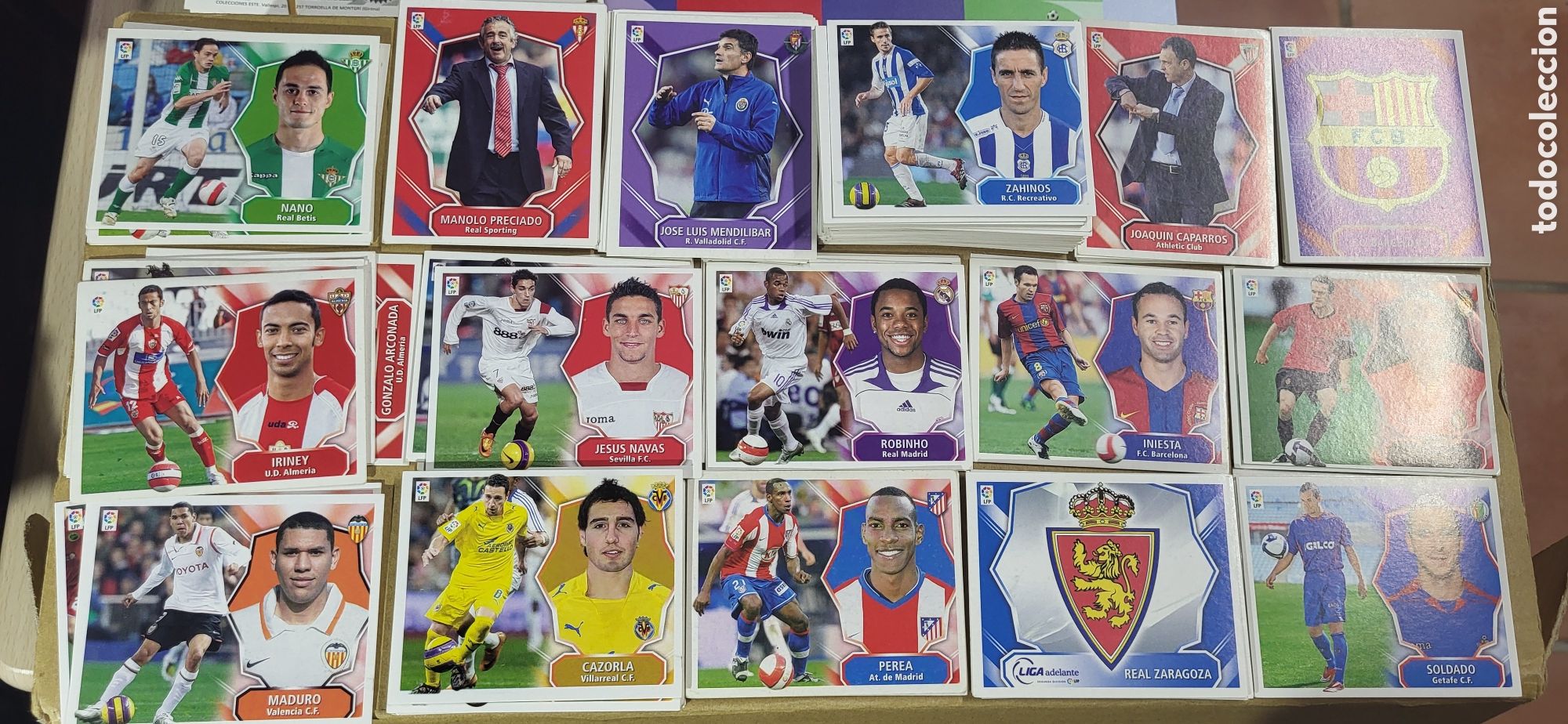Cromos de Futebol: LOTE 182 CROMOS LIGA ESTE 08 09 2008 2009 SIN PEGAR
