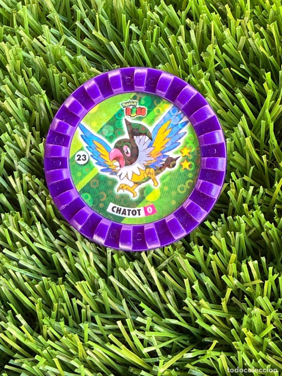 Cromos de f&uacute;tbol: N&ordm; 23 Chatot Tazos Pokemon Cheetos Pokemon Roks