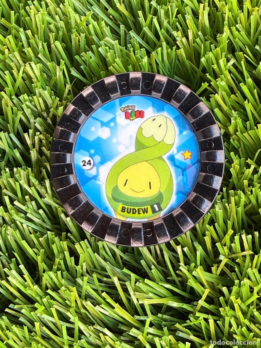 Cromos de f&uacute;tbol: N&ordm; 24 Budew Tazos Pokemon Cheetos Pokemon Roks
