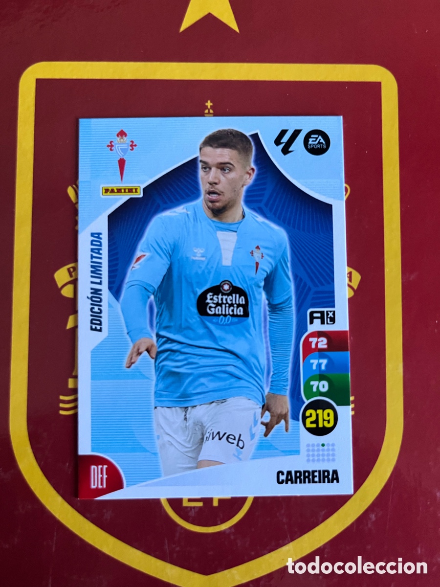 Cromos de Futebol: CARREIRA EDICI&Oacute;N LIMITADA LAST MOMENT ADRENALYN 2024 2025 24 25 CELTA DE VIGO