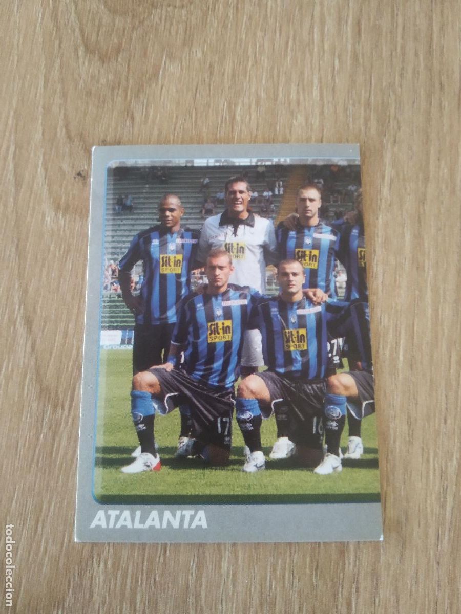 Cromos de f&uacute;tbol: 6 EQUIPO PLANTILLA ATALANTA CROMO FUTBOL PANINI LIGA ITALIA 2008-2009 CALCIATORI 08-09