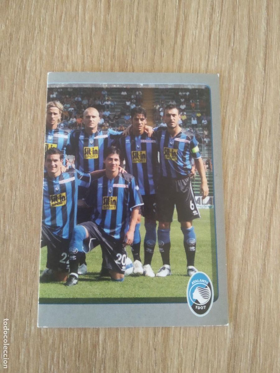 Cromos de f&uacute;tbol: 7 EQUIPO PLANTILLA ATALANTA CROMO FUTBOL PANINI LIGA ITALIA 2008-2009 CALCIATORI 08-09