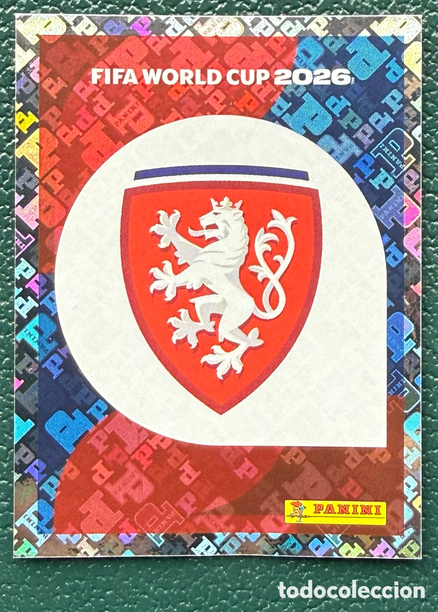 Cromos de f&uacute;tbol: CZE 1 ESCUDO REPUBLICA CHECA CROMOS ALBUM FIFA WORLD CUP MUNDIAL 2026 PANINI